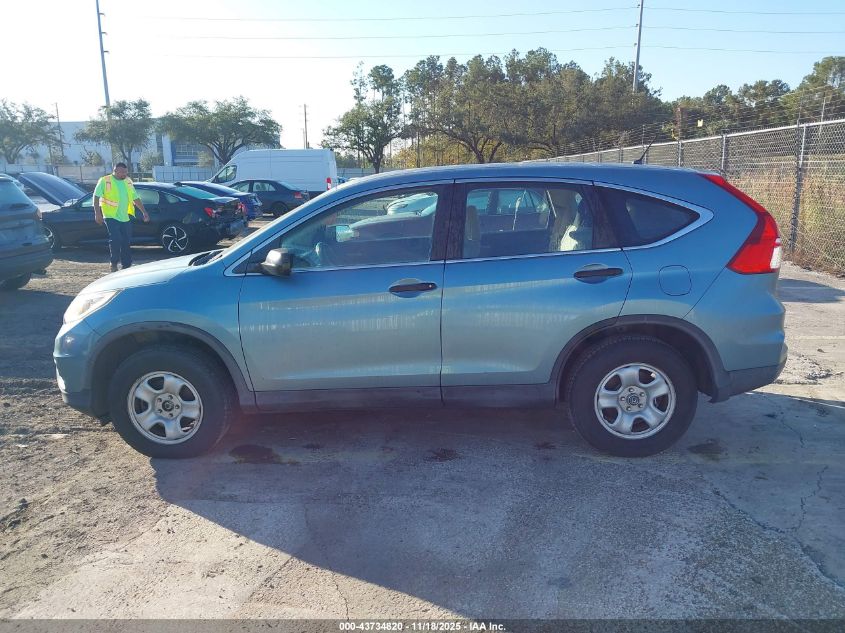 2015 Honda Cr-V Lx VIN: 2HKRM3H36FH541304 Lot: 43734820