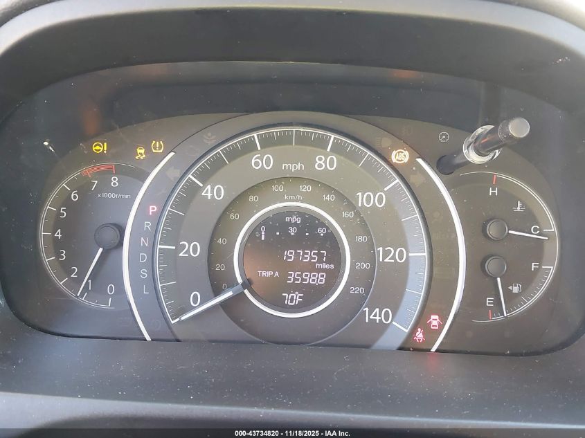 2015 Honda Cr-V Lx VIN: 2HKRM3H36FH541304 Lot: 43734820