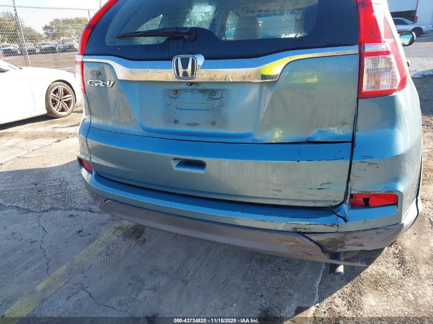 2015 Honda Cr-V Lx VIN: 2HKRM3H36FH541304 Lot: 43734820