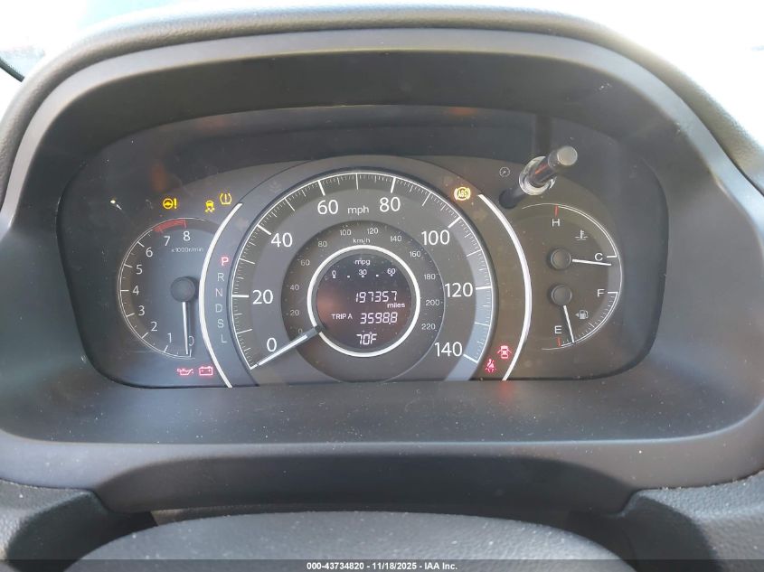 2015 Honda Cr-V Lx VIN: 2HKRM3H36FH541304 Lot: 43734820