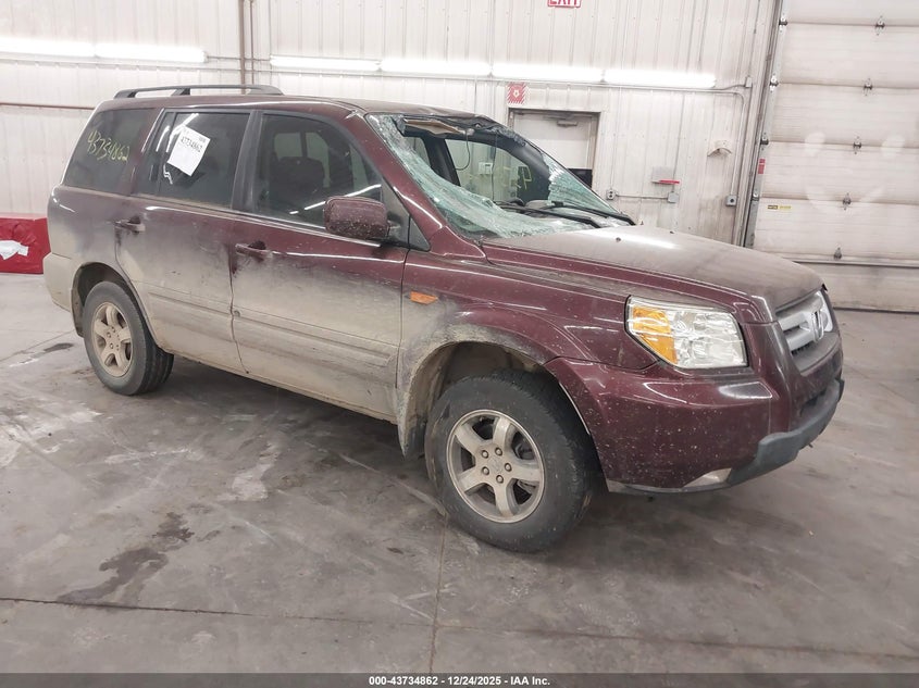 5FNYF18567B017775 2007 Honda Pilot Ex-L auction photo 1
