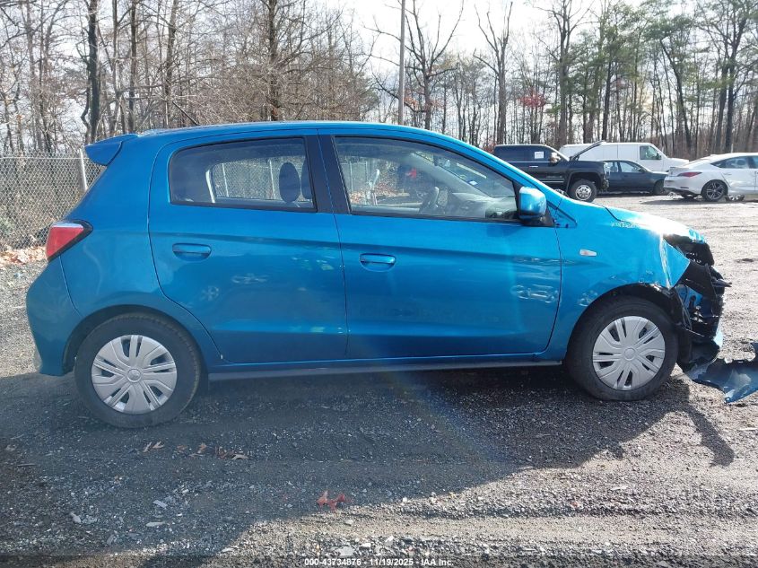 2024 Mitsubishi Mirage Es/Le VIN: ML32AUHJ8RH020119 Lot: 43734876