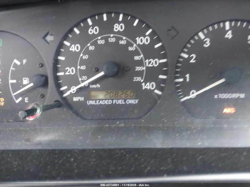 1999 Toyota Camry Le VIN: JT2BG22K1X0303483 Lot: 43734901