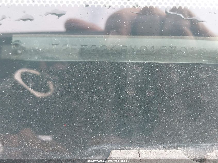 1999 Toyota Camry Le V6 VIN: JT2BF22K8X0157912 Lot: 43734904