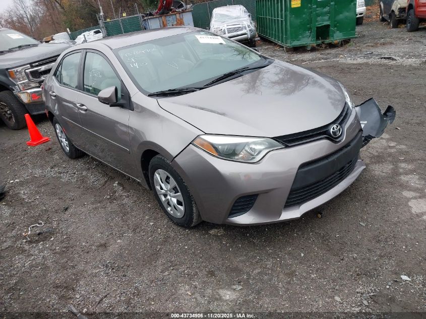 TOYOTA COROLLA LE ECO