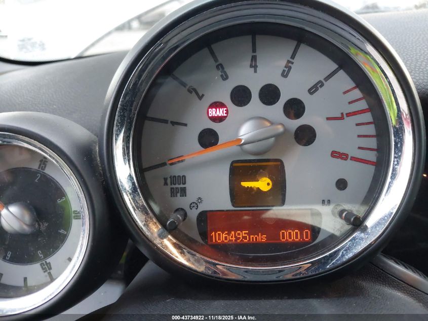 2009 Mini Cooper S VIN: WMWMS33509TY50210 Lot: 43734922