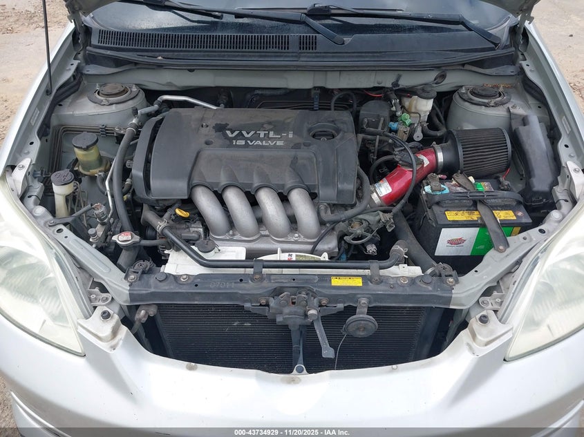 2004 Toyota Matrix Xrs VIN: 2T1KY38E44C224547 Lot: 43734929