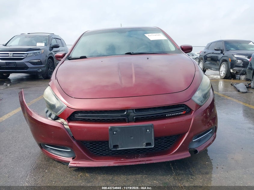 2015 Dodge Dart Sxt VIN: 1C3CDFBBXFD337767 Lot: 43734945