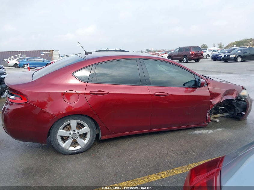 2015 Dodge Dart Sxt VIN: 1C3CDFBBXFD337767 Lot: 43734945
