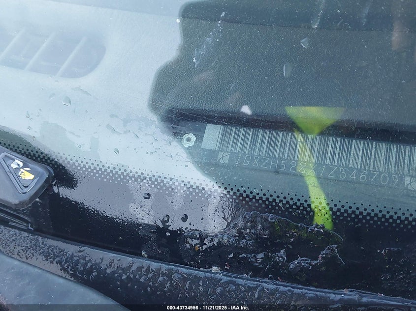 2001 Saturn Sl1 VIN: 1G8ZH528X1Z346709 Lot: 43734956