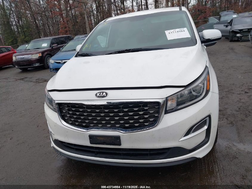 2019 Kia Sedona Lx VIN: KNDMB5C13K6540231 Lot: 43734984