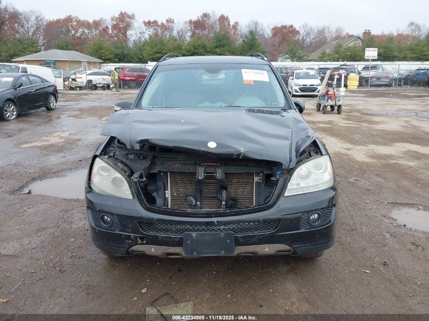 2006 Mercedes-Benz Ml 500 4Matic VIN: 4JGBB75E26A104598 Lot: 43734989