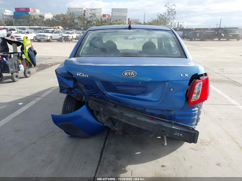 2006 Kia Rio Lx VIN: KNADE123466164984 Lot: 43734998