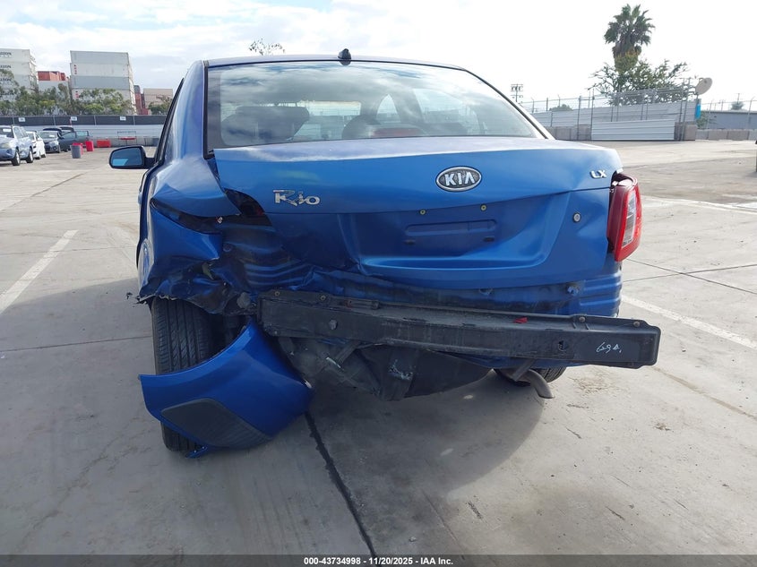 2006 Kia Rio Lx VIN: KNADE123466164984 Lot: 43734998