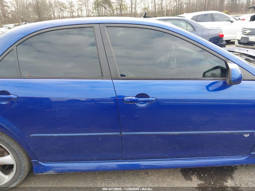 2003 Mazda Mazda6 S VIN: 1YVHP80D235M20599 Lot: 43735035