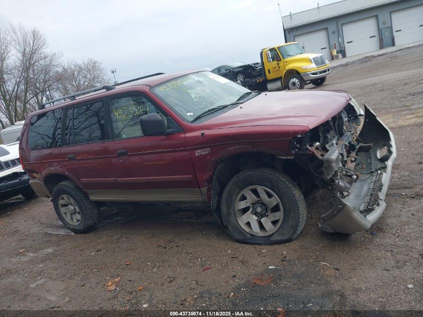 2001 Mitsubishi Montero Sport Xls VIN: JA4MT31H91P036738 Lot: 43735074