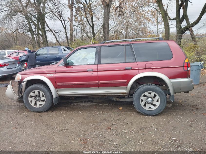 2001 Mitsubishi Montero Sport Xls VIN: JA4MT31H91P036738 Lot: 43735074