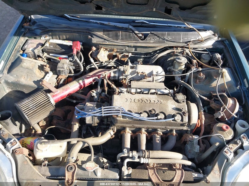 1998 Honda Civic Ex VIN: 2HGEJ8543WH608047 Lot: 43735112