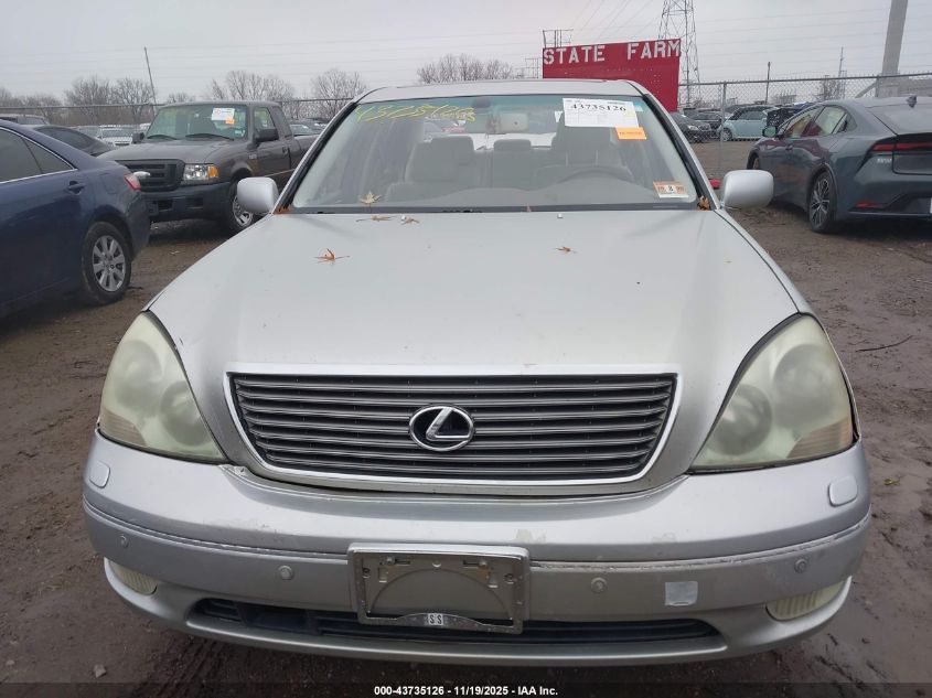 2002 Lexus Ls 430 VIN: JTHBN30F420090089 Lot: 43735126