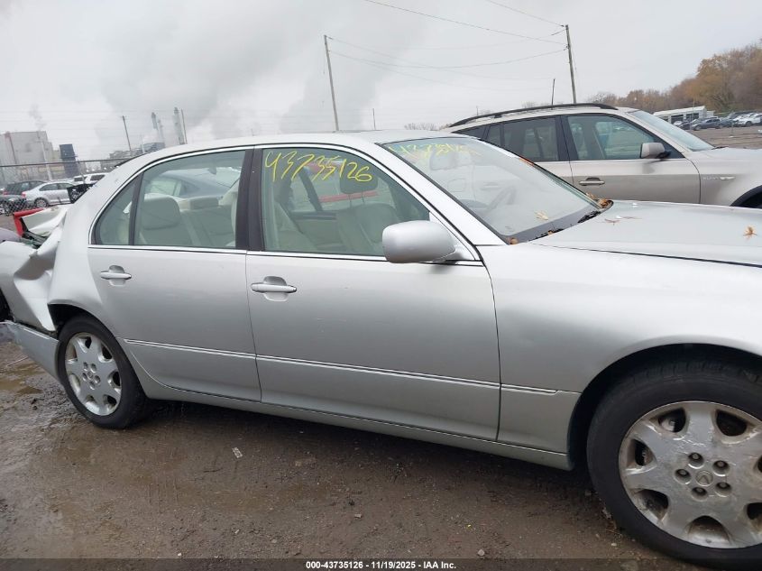 2002 Lexus Ls 430 VIN: JTHBN30F420090089 Lot: 43735126
