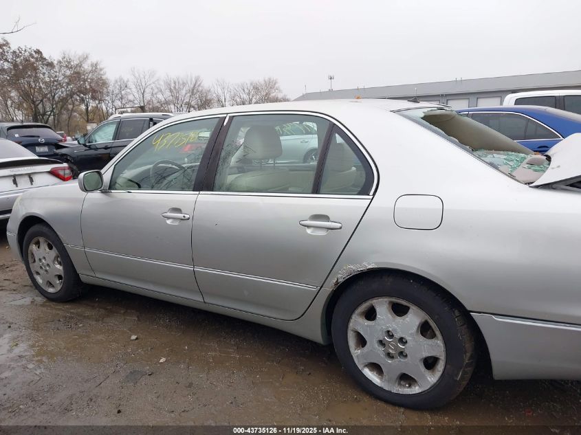 2002 Lexus Ls 430 VIN: JTHBN30F420090089 Lot: 43735126