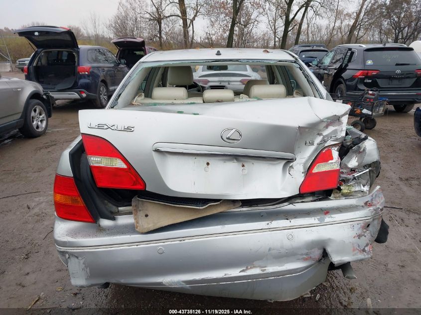 2002 Lexus Ls 430 VIN: JTHBN30F420090089 Lot: 43735126