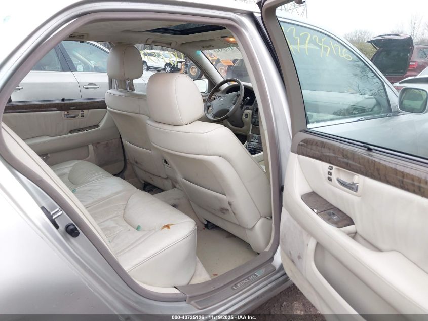 2002 Lexus Ls 430 VIN: JTHBN30F420090089 Lot: 43735126