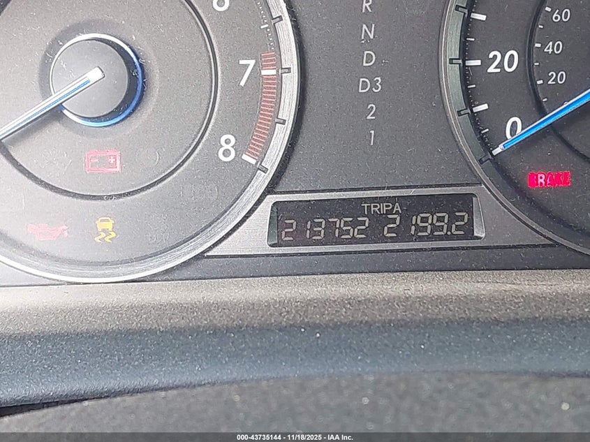 2012 Honda Crosstour Ex-L VIN: 5J6TF1H51CL005304 Lot: 43735144