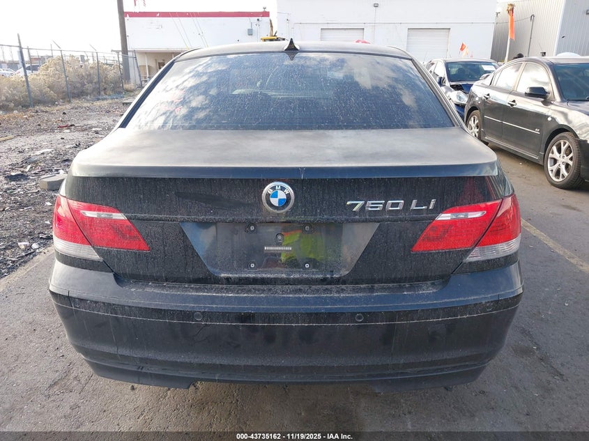 2008 BMW 750Li VIN: WBAHN83588DT79311 Lot: 43735162