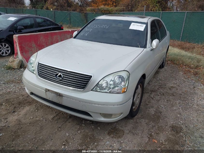 2002 Lexus Ls 430 VIN: JTHBN30F520062169 Lot: 43735201