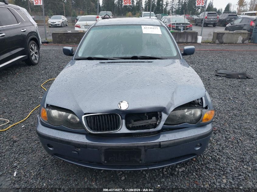2002 BMW 325I VIN: WBAET374X2NG70524 Lot: 43735277