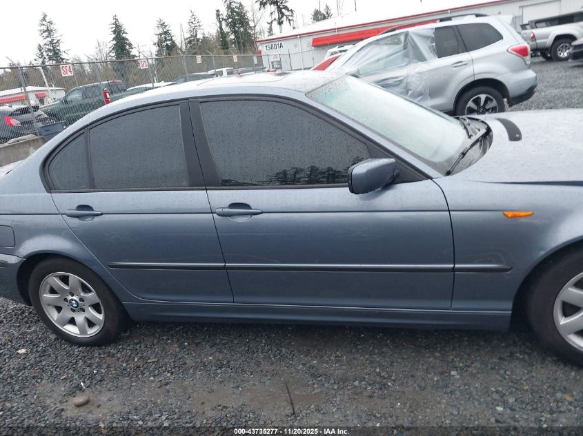 2002 BMW 325I VIN: WBAET374X2NG70524 Lot: 43735277