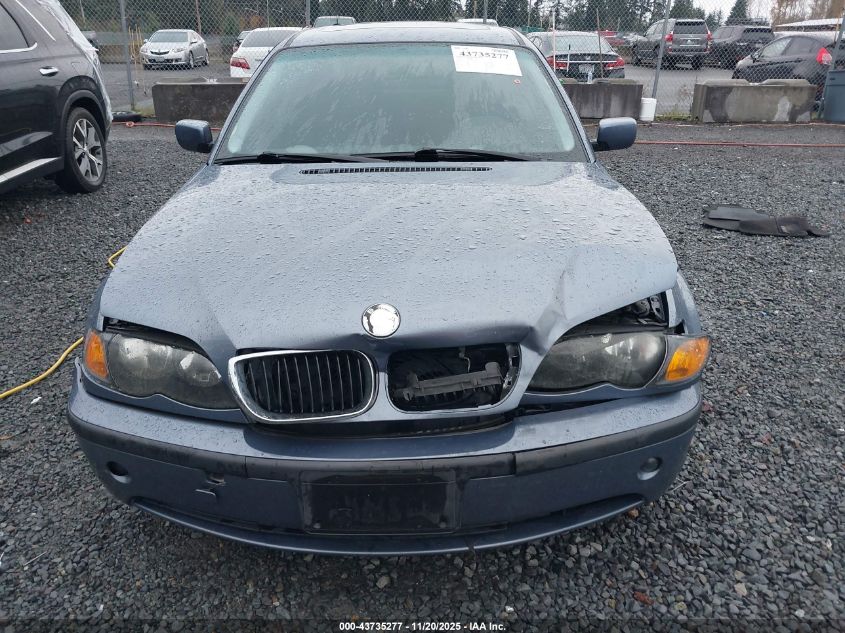 2002 BMW 325I VIN: WBAET374X2NG70524 Lot: 43735277