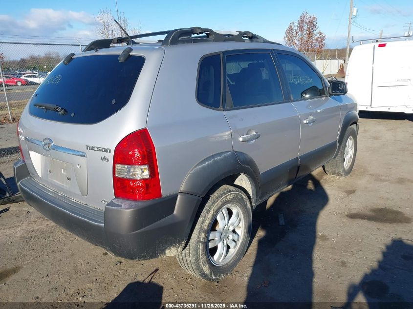 KM8JN72D86U300087 2006 HYUNDAI TUCSON photo no. 4