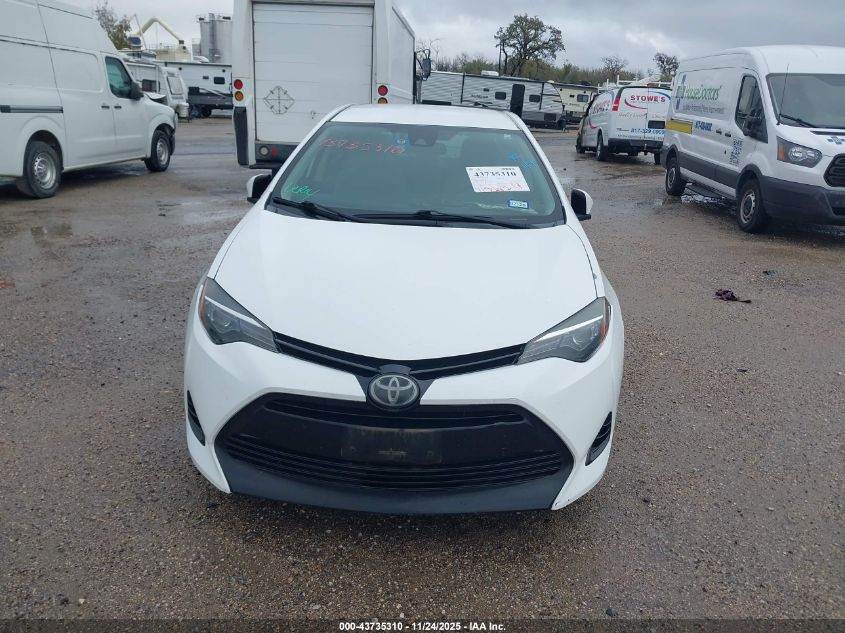 2018 Toyota Corolla Le VIN: 5YFBURHE6JP812220 Lot: 43735310