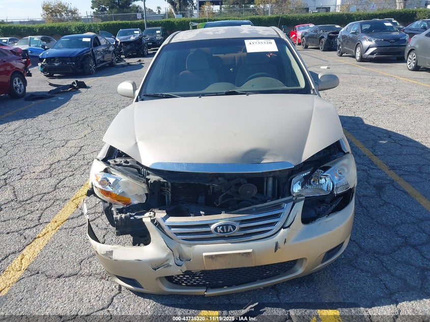 2007 Kia Spectra Ex VIN: KNAFE122675483259 Lot: 43735320