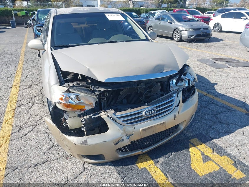 2007 Kia Spectra Ex VIN: KNAFE122675483259 Lot: 43735320