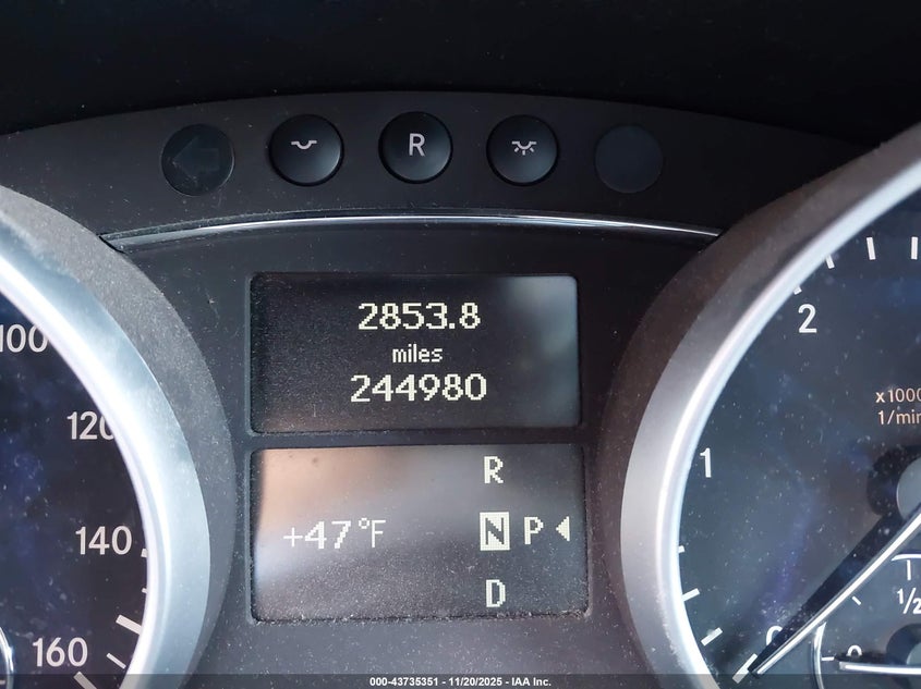 2007 Mercedes-Benz Ml 320 Cdi 4Matic VIN: 4JGBB22E77A240718 Lot: 43735351