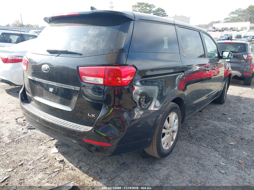 2017 Kia Sedona Lx VIN: KNDMB5C13H6236048 Lot: 43735365
