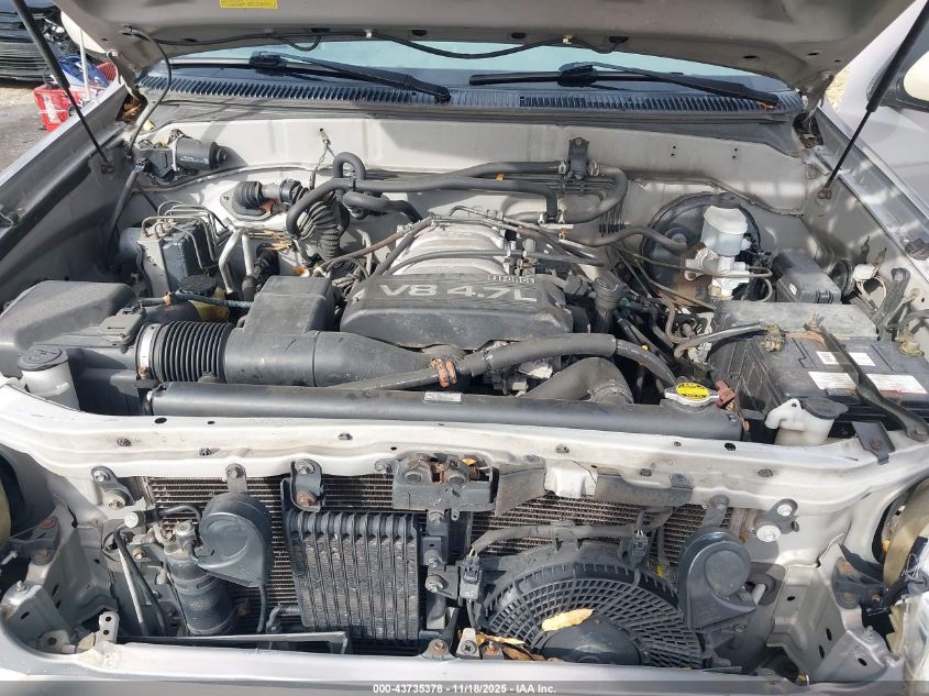 2002 Toyota Sequoia Limited V8 VIN: 5TDBT48A22S129636 Lot: 43735378