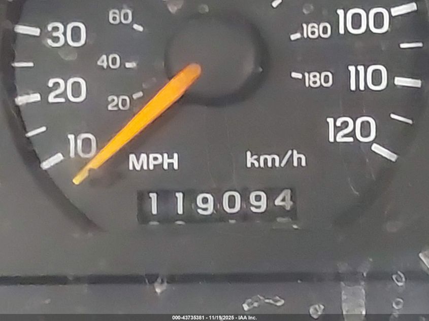 1997 Ford Mustang VIN: 1FALP4041VF208059 Lot: 43735381