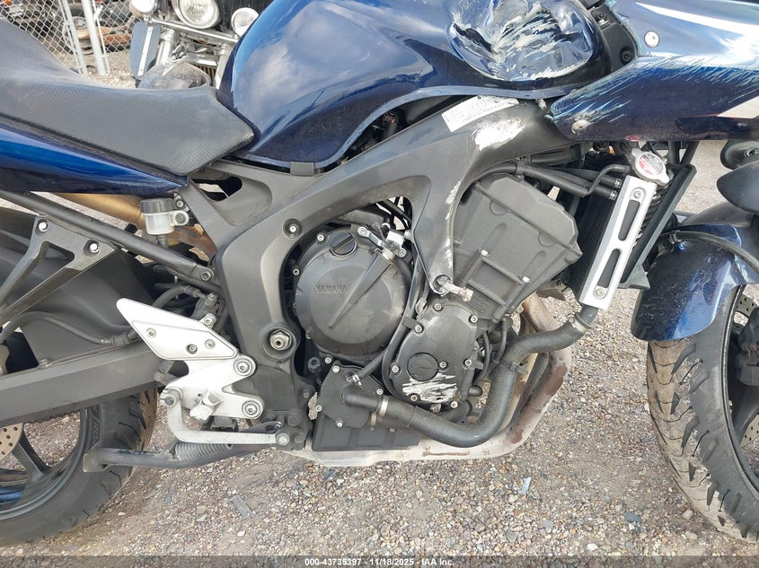2008 Yamaha Fz6 Shg VIN: JYARJ13E38A004207 Lot: 43735397
