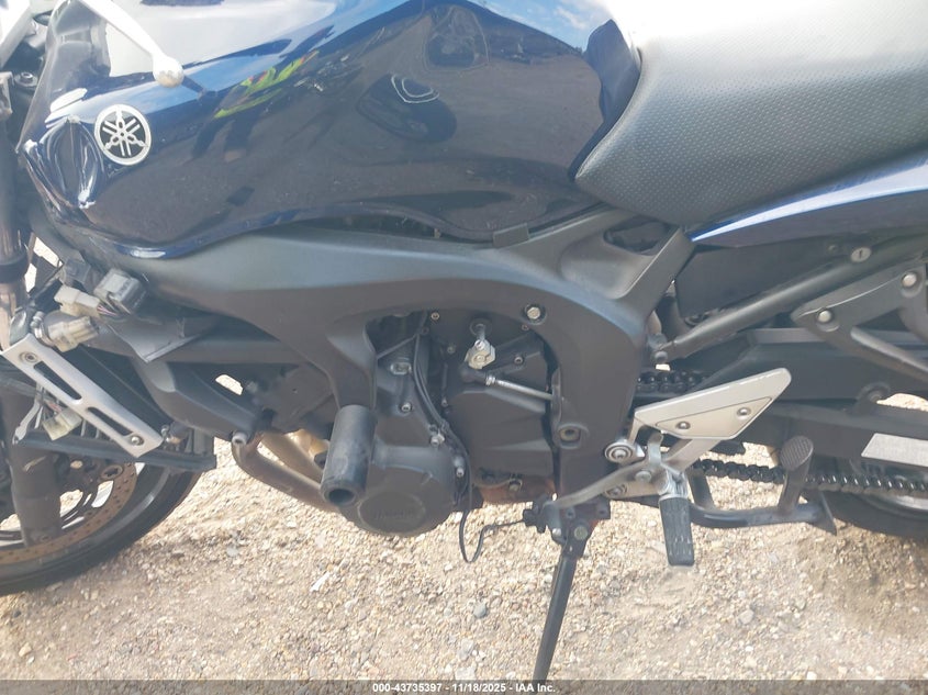 2008 Yamaha Fz6 Shg VIN: JYARJ13E38A004207 Lot: 43735397