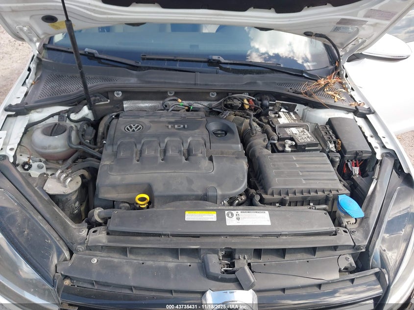 2015 Volkswagen Golf Sportwagen Tdi Se 4-Door VIN: 3VWCA7AU2FM512382 Lot: 43735431