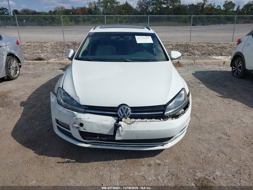 2015 Volkswagen Golf Sportwagen Tdi Se 4-Door VIN: 3VWCA7AU2FM512382 Lot: 43735431