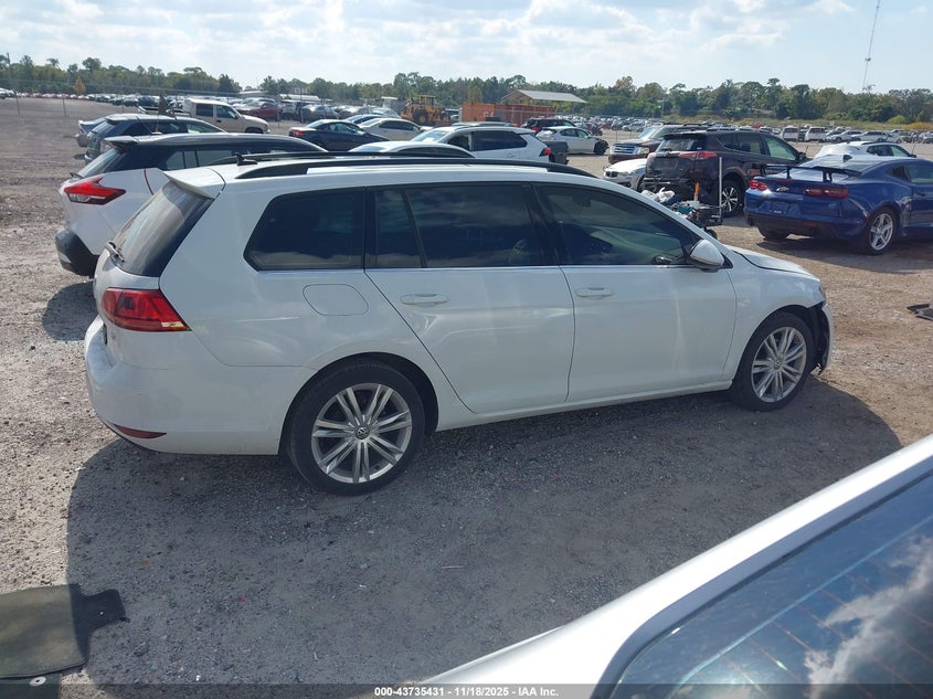 2015 Volkswagen Golf Sportwagen Tdi Se 4-Door VIN: 3VWCA7AU2FM512382 Lot: 43735431