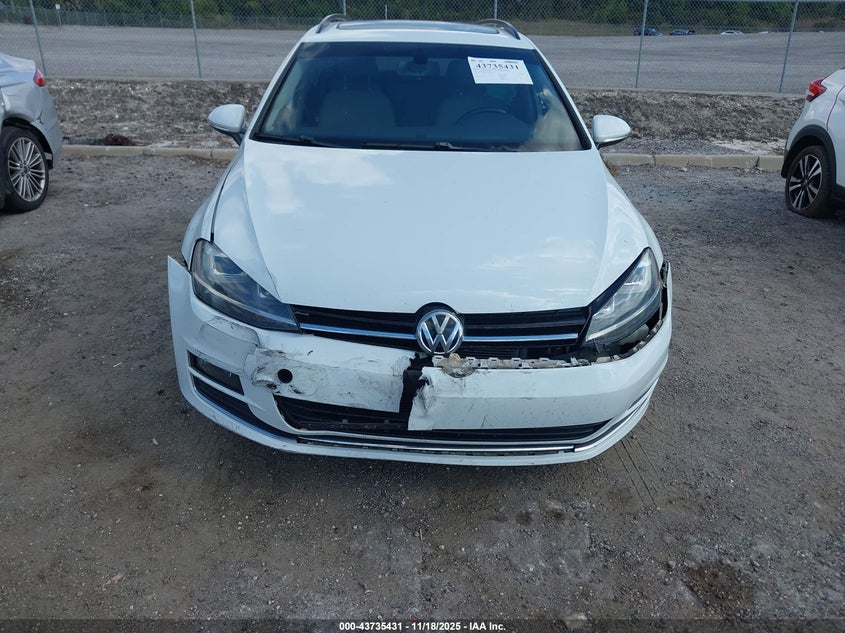 2015 Volkswagen Golf Sportwagen Tdi Se 4-Door VIN: 3VWCA7AU2FM512382 Lot: 43735431