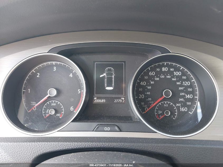 2015 Volkswagen Golf Sportwagen Tdi Se 4-Door VIN: 3VWCA7AU2FM512382 Lot: 43735431