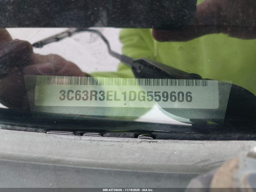 2013 Ram 3500 Laramie VIN: 3C63R3EL1DG559606 Lot: 43735438