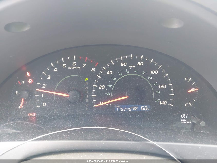 2008 Toyota Camry Le VIN: 4T1BE46K28U261303 Lot: 43735490